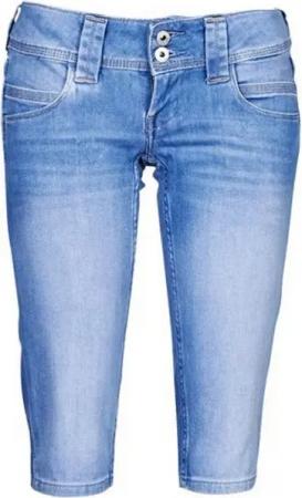 Pepe Jeans Jeansshorts Pepe Damen Shorts, Pepe Jeans Damen Regular Crop Shorts, Denim Shorts Crop