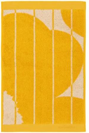 Marimekko Handtuch Vesi Unikko, Handtuch 50x70cm, Gästehandtuch 30x50cm, gelbfarbe