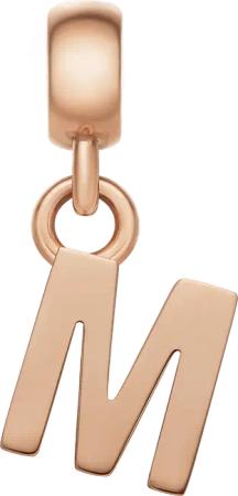 Daniel Wellington DW Charm Letter M Rose Gold
