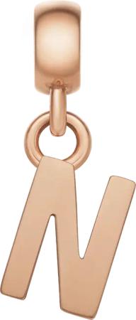Daniel Wellington DW Charm Letter N Rose Gold