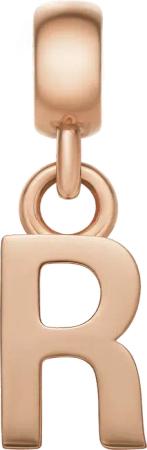 Daniel Wellington DW Charm Letter R Rose Gold