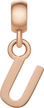 Daniel Wellington DW Charm Letter U Rose Gold