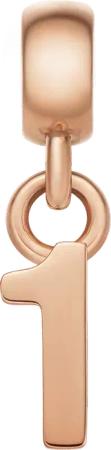 Daniel Wellington DW Charm Number 1 Rose Gold