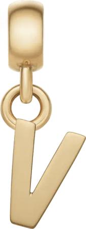 Daniel Wellington DW Charm Letter V Gold