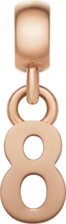 Daniel Wellington DW Charm Number 8 Rose Gold
