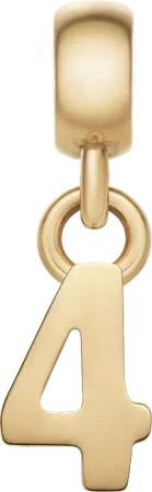 Daniel Wellington DW Charm Number 4 Gold