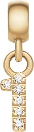Daniel Wellington DW Charm Number 1 Gold