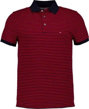 Tommy Hilfiger Herren Polo-Shirt blau,rot gestreift Slim Fit