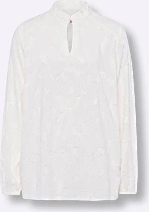 Bluse mit Stehkragen