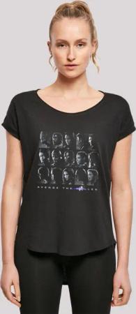 F4NT4STIC T-Shirt "Marvel Avengers Endgame The Fallen Heroes", Damen,Premium Merch,Lang,Longshirt,Logo Print