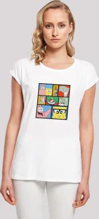 F4NT4STIC T-Shirt "Spongebob Schwammkopf Collage", Print