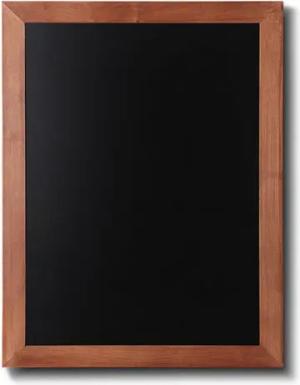 Showdown Displays Standtafel Kreidetafel Natura mit flachem Rahmen - 50x60cm - Holz - Hellbraun, (1-tlg)