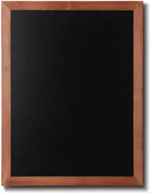 Showdown Displays Standtafel Kreidetafel Natura mit flachem Rahmen - 60x80cm - Holz - Hellbraun, (1-tlg)