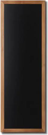 Showdown Displays Standtafel Showdown Displays Kreidetafel Holz - flacher Rahmen - 56x150cm - Teak, (1-tlg)