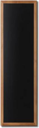 Showdown Displays Standtafel Showdown Displays Kreidetafel Holz - flacher Rahmen - 56x170cm - Teak, (1-tlg)