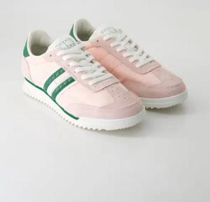Tommy Hilfiger Schuhe - TJW Retro Runner Cleated Veloursleder und Textil (Rosa, Gr. 38)