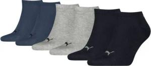 PUMA Sneakersocken Soft Cotton (3-Paar) mit Cat-Logo und PUMA-Schriftzug