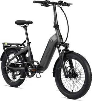 DERUIZ E-Bike Faltrad 2025 Peridot 20 Zoll Eike mit Bluetooth sale für Damen Herren, 8 Gang, 8 Gang SHIMANO SHIMANO ALTUS 11-32T Schaltwerk, Kettenschaltung, 500 Wh, (mit Akku-Ladegerät, mit Werkzeug), 48V 10.4Ah Baterrie, 3.0 fette Reifen, klappbar