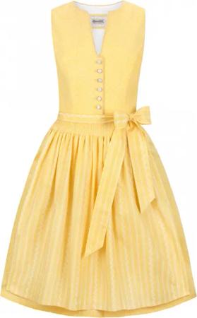 Dirndl Fina (gelb, Gr. 40) von Stockerpoint Heimatgwand für Damen, 100% Baumwolle