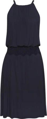 Vivance Sommerkleid mit Häkeleinsatz in der Taille, elegantes Sommerkleid aus Jersey
