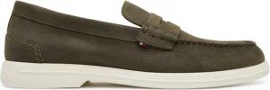 Tommy Hilfiger Mokassins Nubuck P Loafer FM0FM05350 Khakifarben