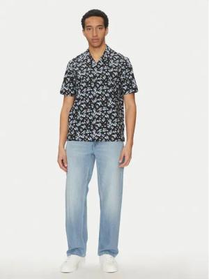 Michael Kors Hemd CS5405QHPL Schwarz Relaxed Fit