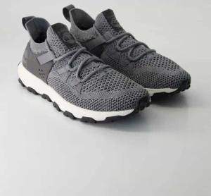 Timberland Schuhe - Winsor Trail Leder und Textil (Grau, Gr. 47½)