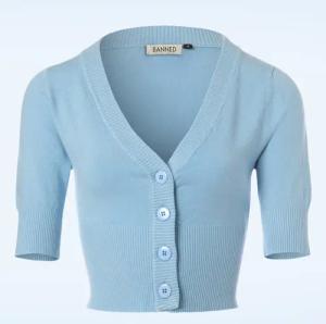 Overload-Cardigan in Babyblau