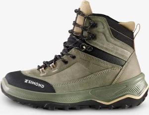 Trekkingschuhe Damen Leder wasserdicht - MT100