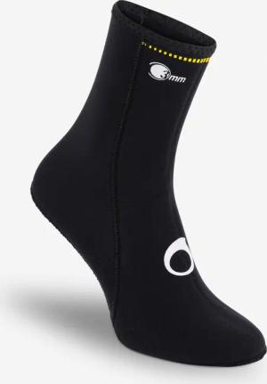 Neoprensocken Tauchen 3 mm schwarz