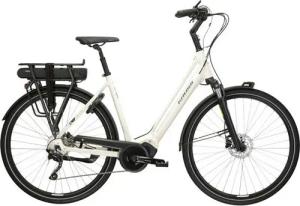 Kross E-Bike Cityrad E-Citybike Sentio Hybrid 3.0 28 Zoll beige, 7 Gang Shimano DEORE T6000 Schaltwerk, Kettenschaltung, Mittelmotor, 418 Wh
