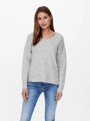 ONLY Strickpullover ONLCAMILLA V-NECK L/S PULLOVER KNT NOOS