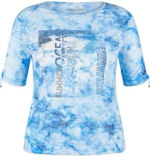 Rabe T-Shirt - T-Shirt mit abstrakter Musterung - Blue Ocean