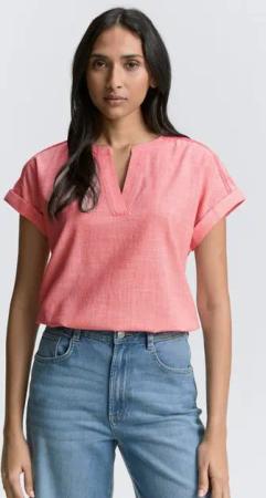 TOM TAILOR Kurzarmbluse Loose Fit Bluse