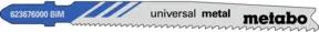 Metabo 5 Stichsägeblätter "universal metal" 74 mm, progressiv, BiM