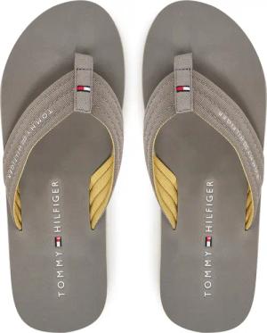 Tommy Hilfiger Zehentrenner Hilfiger Nyc Beach Sandal FM0FM05437 Grau
