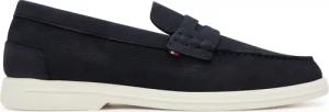 Tommy Hilfiger Mokassins Nubuck P Loafer FM0FM05350 Dunkelblau