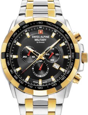 Swiss Alpine Military 7043.9147 Star Fighter Chronograph Herrenuhr 47mm 10ATM