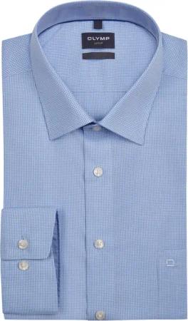 OLYMP Modern Fit, Hemd mit feinem Vichy-muster