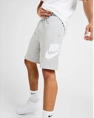 Nike Alumni French Terry Shorts - Herren, Grau
