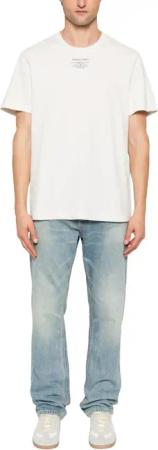 Golden Goose - T-Shirts And Polos Heritage Whiteblack - Größe XL - bunt