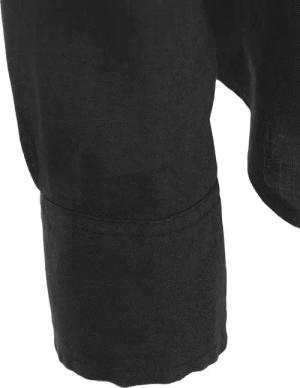 Grifoni - Linen shirt - Größe IT 48 - schwarz