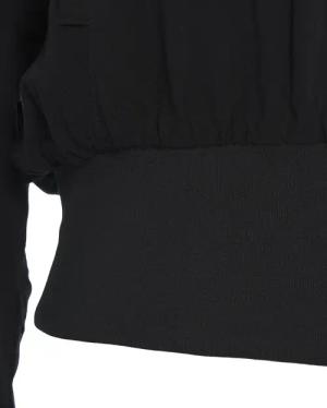 Thom Krom - Cropped bomber jacket - Größe M - schwarz