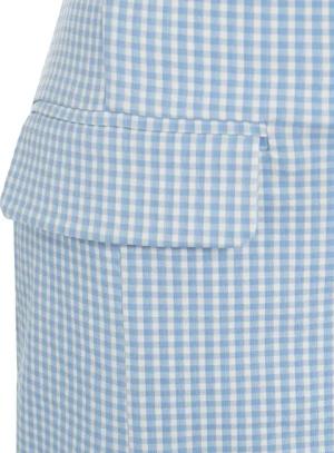 Staud - Mini dress 'The Walker Dress' - Größe L - blue