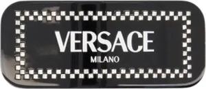 Versace Heimtextilien - Black Pvc Hair Clip With Sparkling Embellishments - Gr. unisize - in Schwarz - für Damen