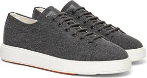 Santoni Low-Top Sneaker - Men?s wool sneaker - Gr. UK_8 - in Weiß - für Damen