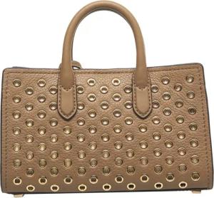 Michael Kors Crossbody Bags - Handbag with eyelets 'Scarlett Extra Small' - Gr. unisize - in Braun - für Damen