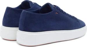 Santoni Low-Top Sneaker - Women?s suede sneaker - Gr. UK_4 - in Weiß - für Damen