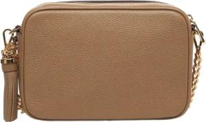 Michael Kors Crossbody Bags - Leather shoulder bag 'Ginny' - Gr. unisize - in Beige - für Damen