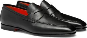 Santoni Loafer - Men's polished leather penny loafer - Gr. UK_5 - in Weiß - für Damen